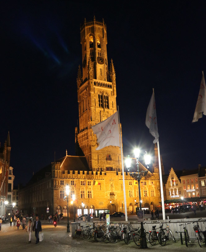 Belfort during night