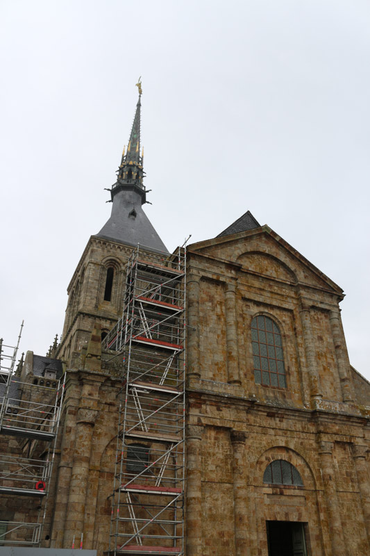Entrance to the abbey-church
