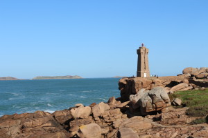 Sensational weather on the French Côte de Granit Rose after days of grey clouds