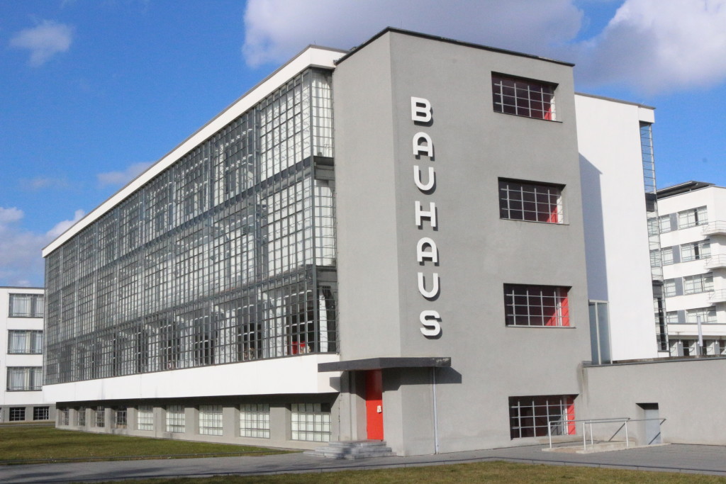 Being happy to finally visit the Bauhaus in Dessau. Realizing then however quite quickly that there is not so much to see and that the city is not really pretty.