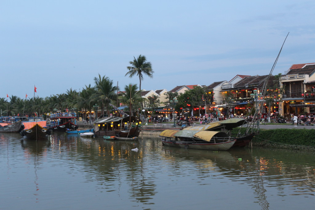 Enjoying beautiful Hoi An