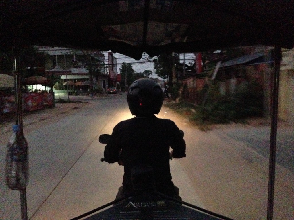 Hiring a TucTuc for the entire day to explore the other temples of Angkor.